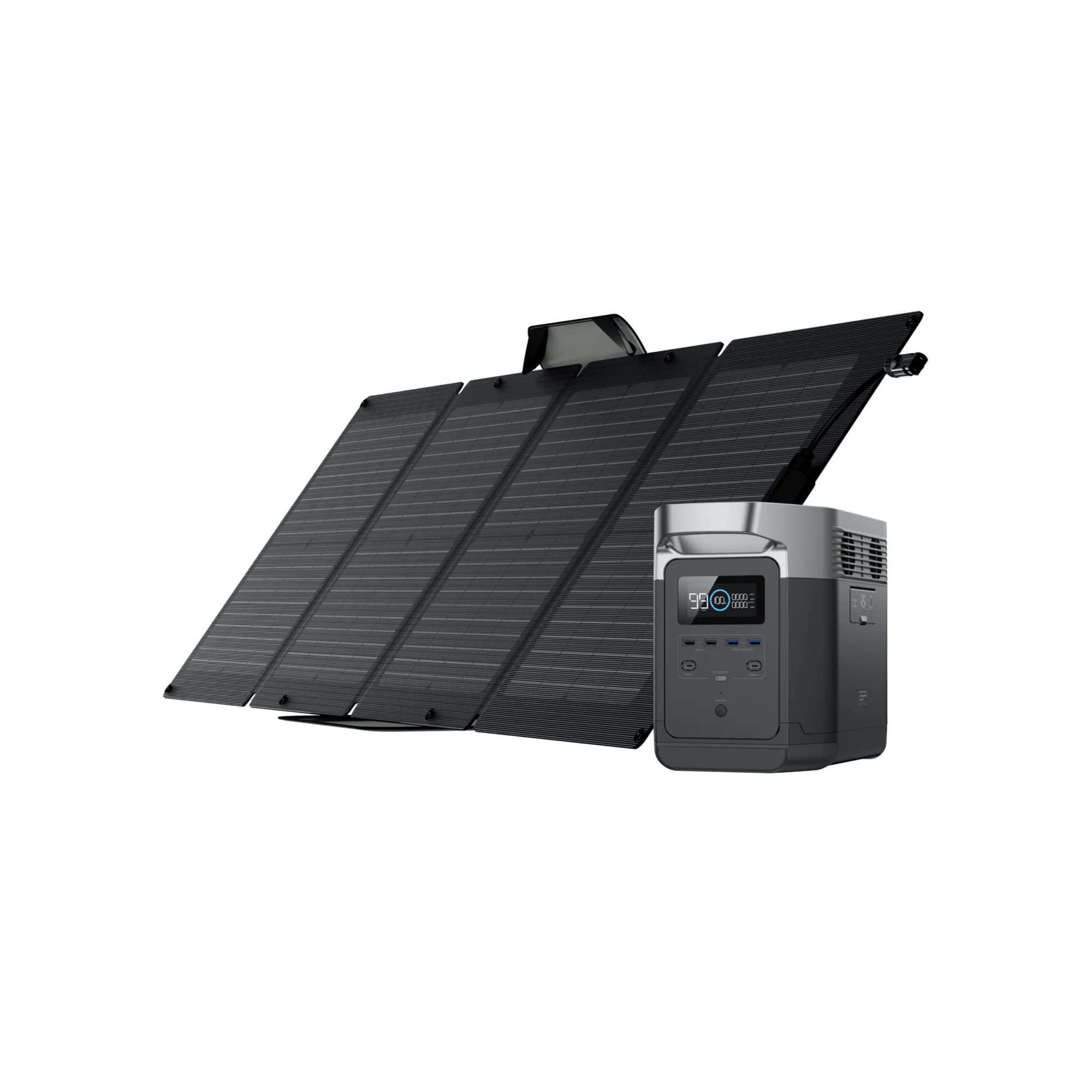 EcoFlow DELTA With 110W Portable Solar Panel 