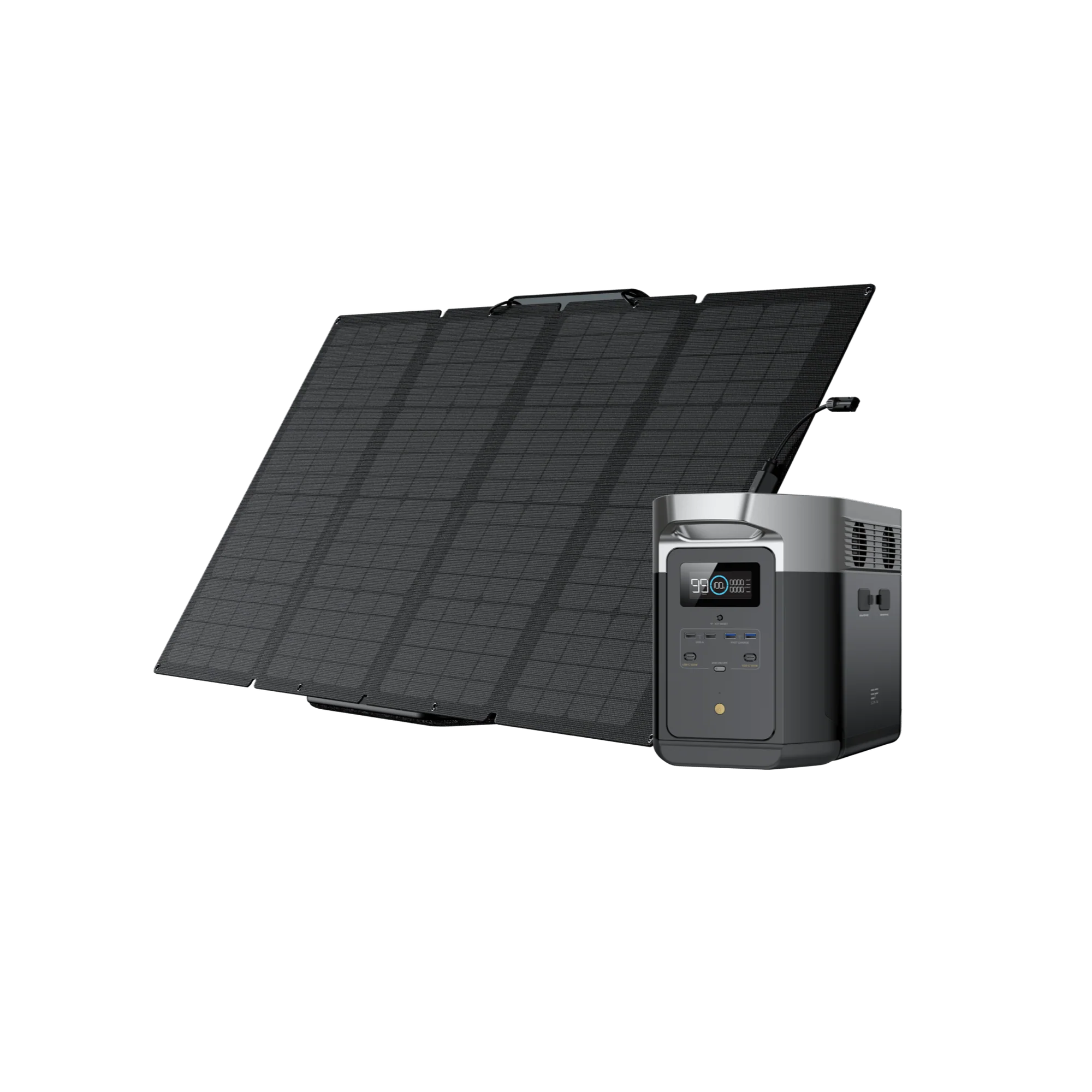 EcoFlow DELTA Max With 160W Portable Solar Panel