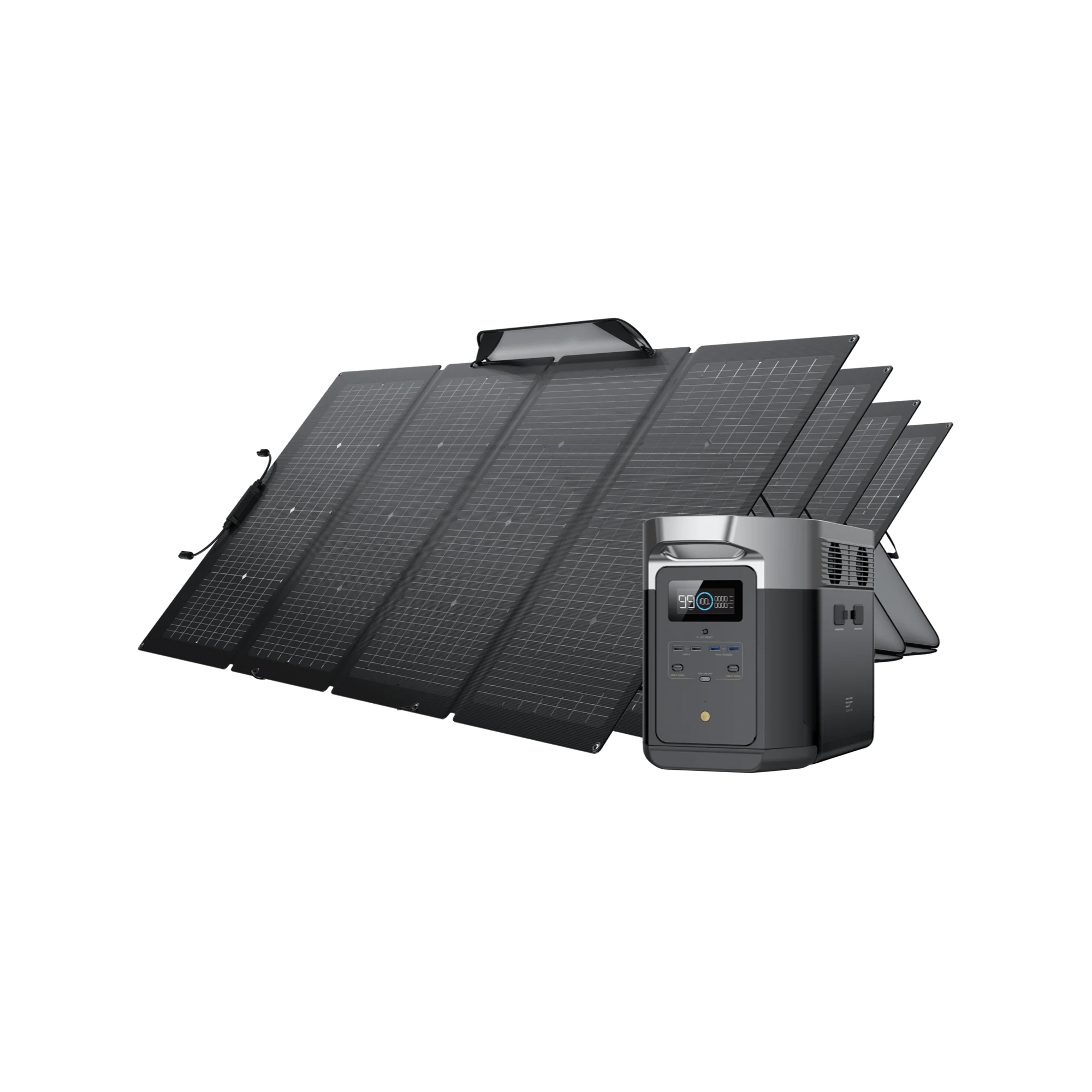 EcoFlow DELTA Max With Four 220W Portable Solar Panel