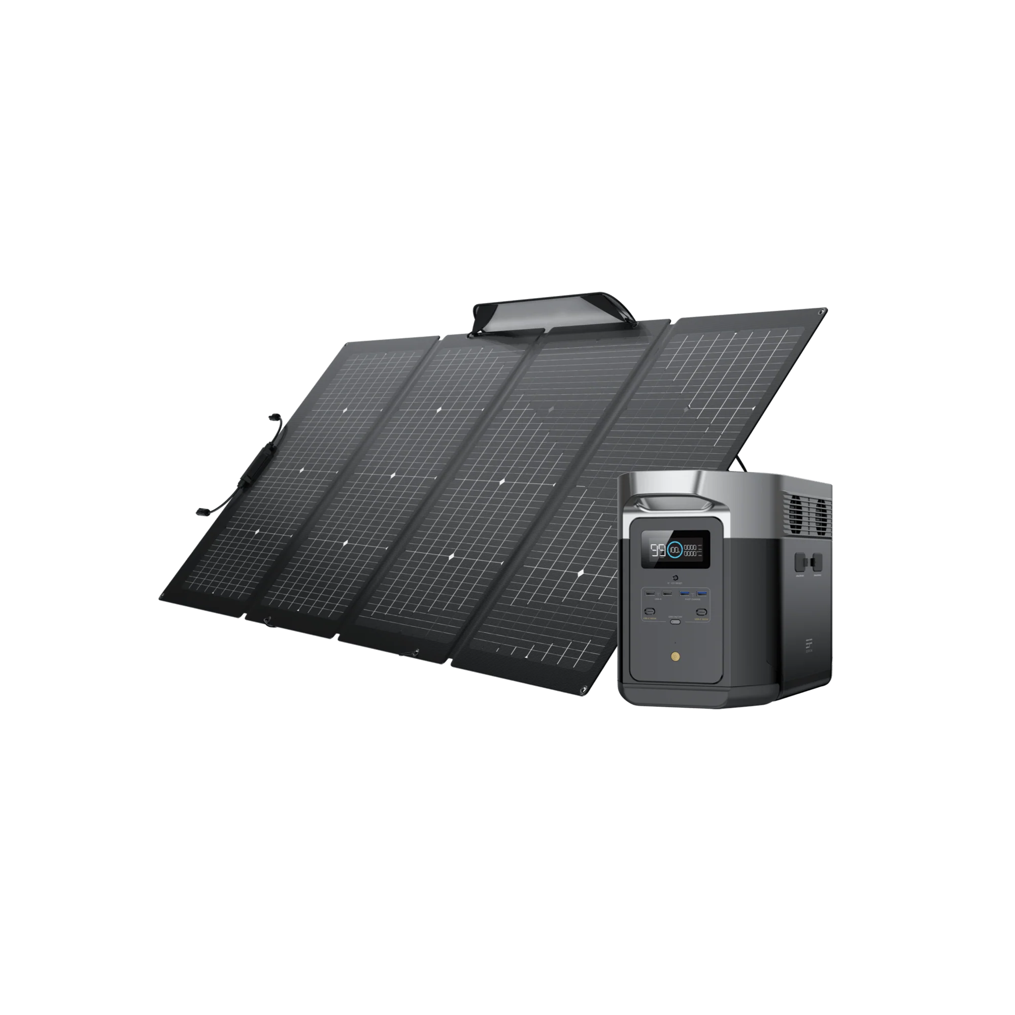 EcoFlow DELTA Max With 220W Portable Solar Panel