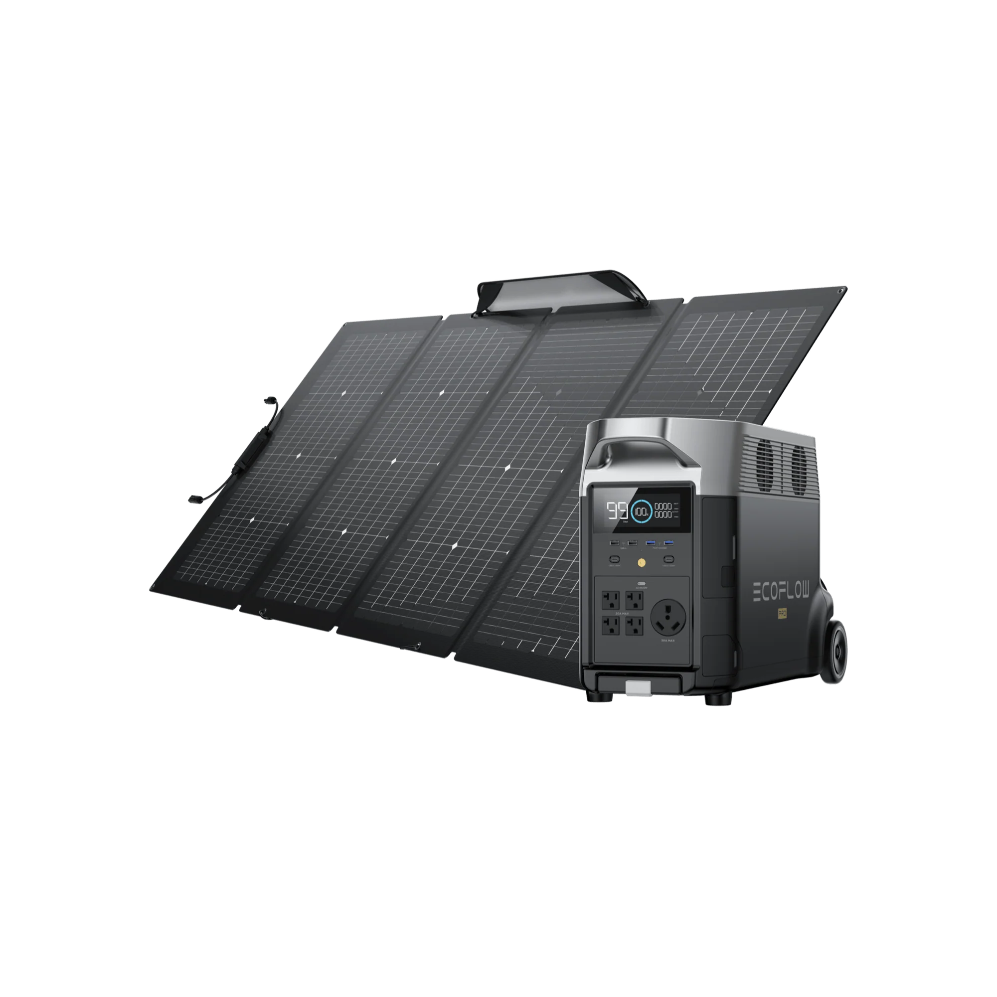 EcoFlow DELTA Pro With 220W Portable Solar Panel