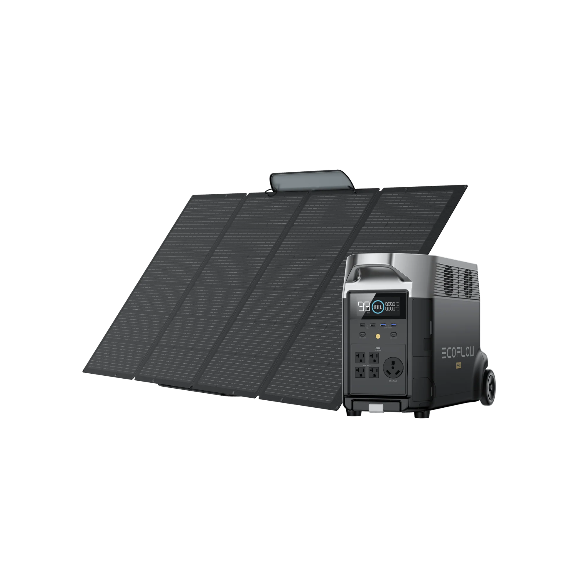 EcoFlow DELTA Pro With 400W Portable Solar Panel