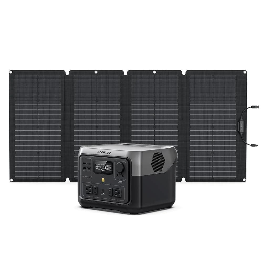 EcoFlow RIVER 2 Max With 160W Portable Solar Panel